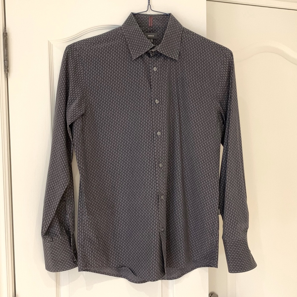 Mexx Men's Shirt, Large, Black and Grey